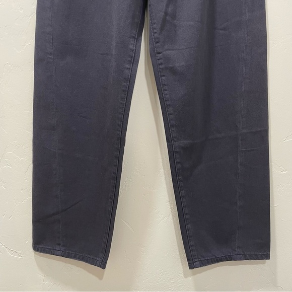 NWT Free People x Sandrine Rose Navy Blue Wide Leg Cotton Pants Size 28 - Picture 3 of 15